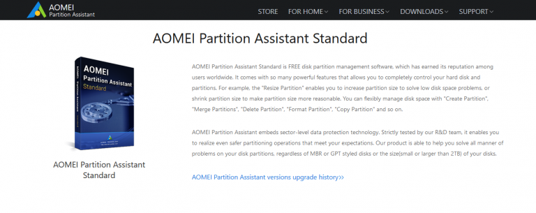 aomei partition manager