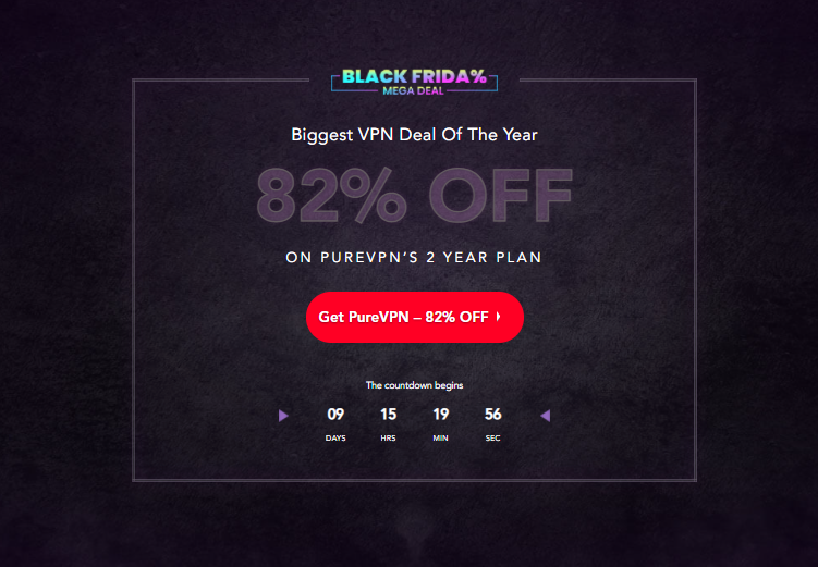 Get The PureVPN Black Friday Deal $149 Per Month