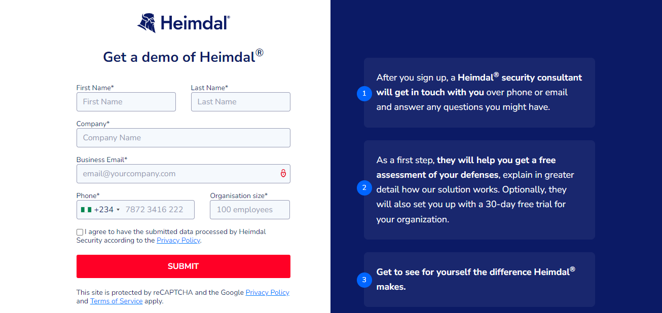 Heimdal Security review demo