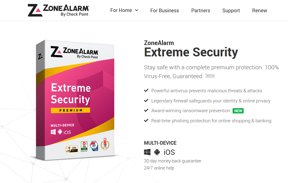 zonealarm extreme security suite