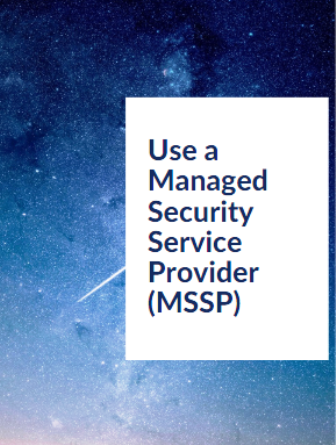 use a Managed Security Service Provider (MSSP)