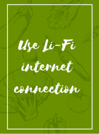 use lifi internet connection