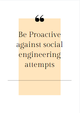 Be Proactive against social engineering attempts website security