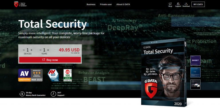 g data total security reviews