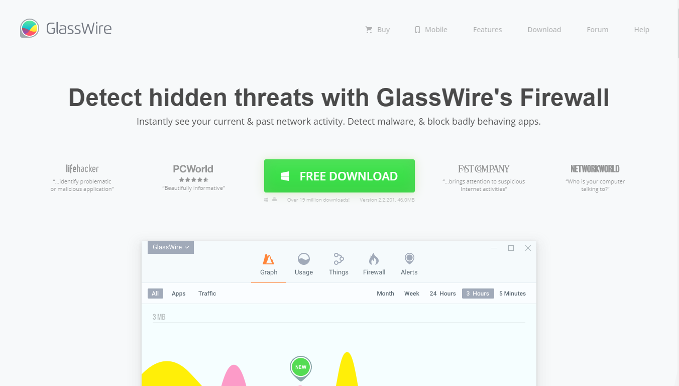 glasswire firewall software review