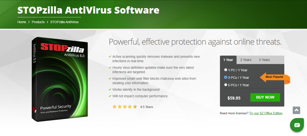stopzilla antivirus software review