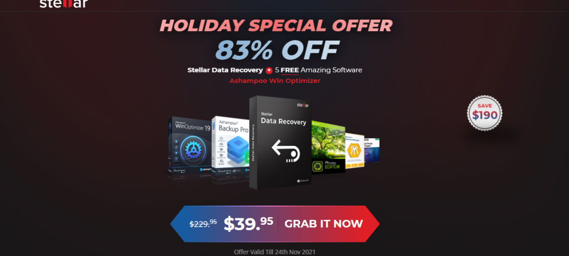Oh Boy Check Out The Stellar Data Recovery Black Friday Deal