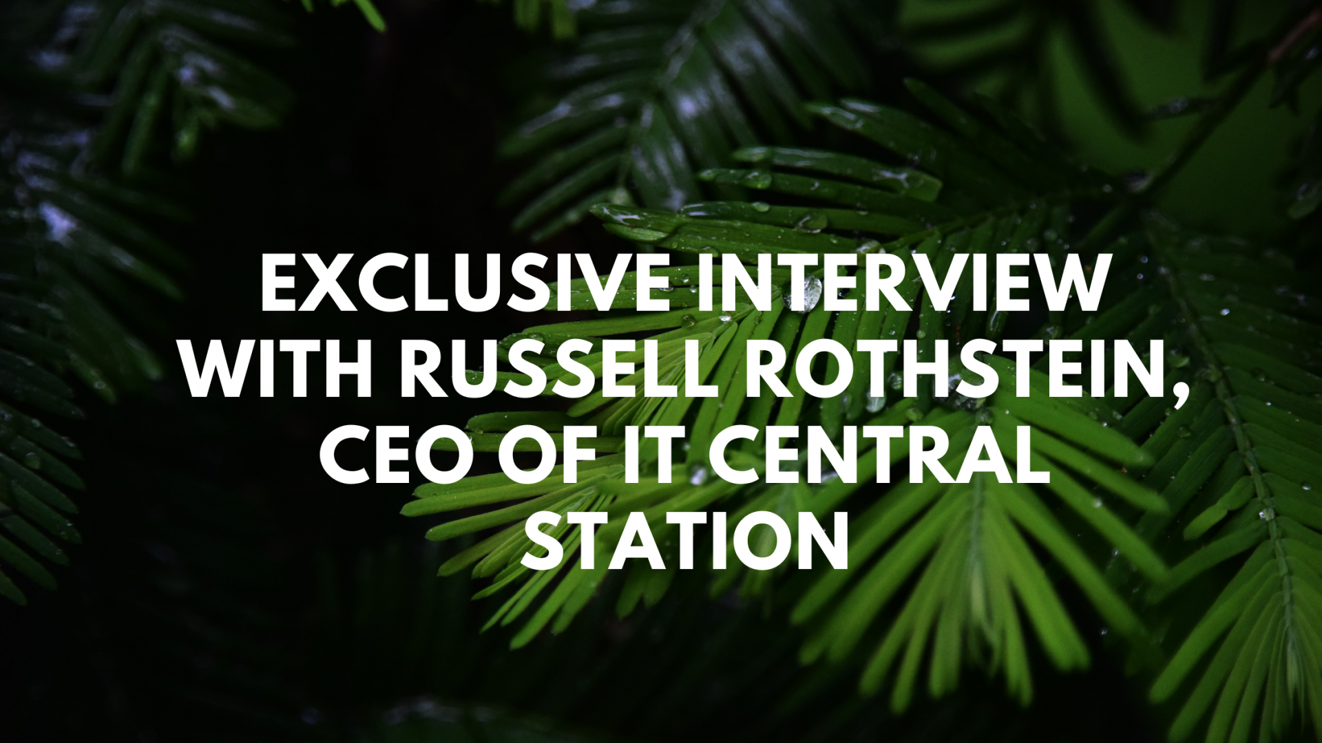 Exclusive Interview With Russell Rothstein CEO of IT Central Station