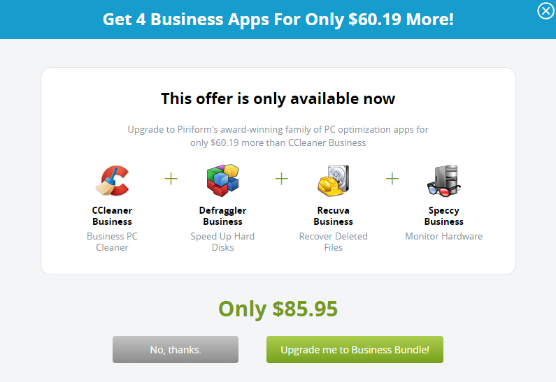 CCleaner Business Pricing review