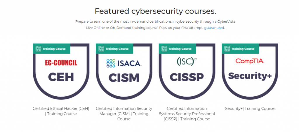 cybervista training and certification