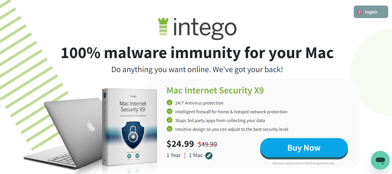 Intego Mac best antivirus for a basic laptop