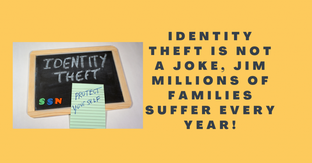Identity Theft Is Not A Joke Jim Episode Identity Theft Is Not A Joke, Jim [MUST READ]