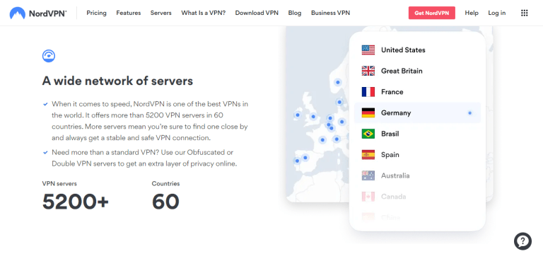 NordVPN Servers Locations
