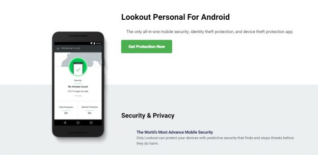 Lookout Personal For Android