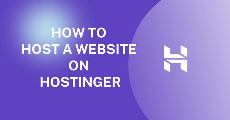 How To Host Website On Hostinger