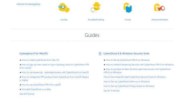 CyberGhost VPN Customer Support & Resources