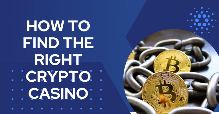 How To Find The Right Crypto Casino