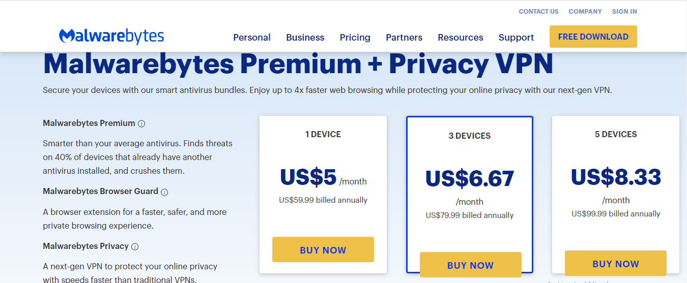 Malwarebytes VPN