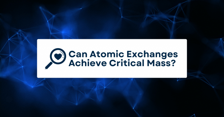 Can Atomic Exchanges Achieve Critical Mass