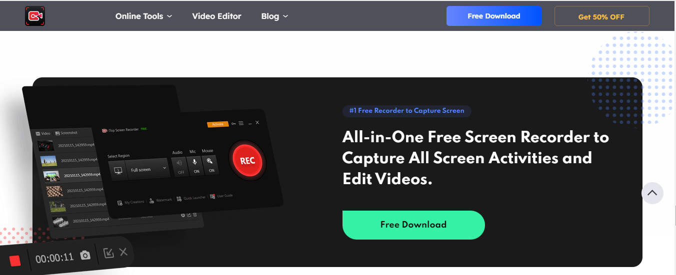 iTop Screen Recorder Pro 4.3.0.1267 for mac instal