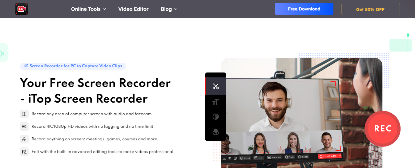 iTop screen recorder