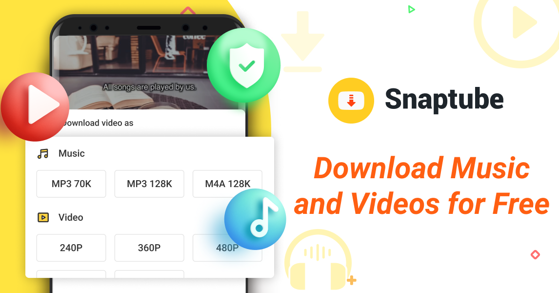 Snaptube Free app for movie songs ringtone download