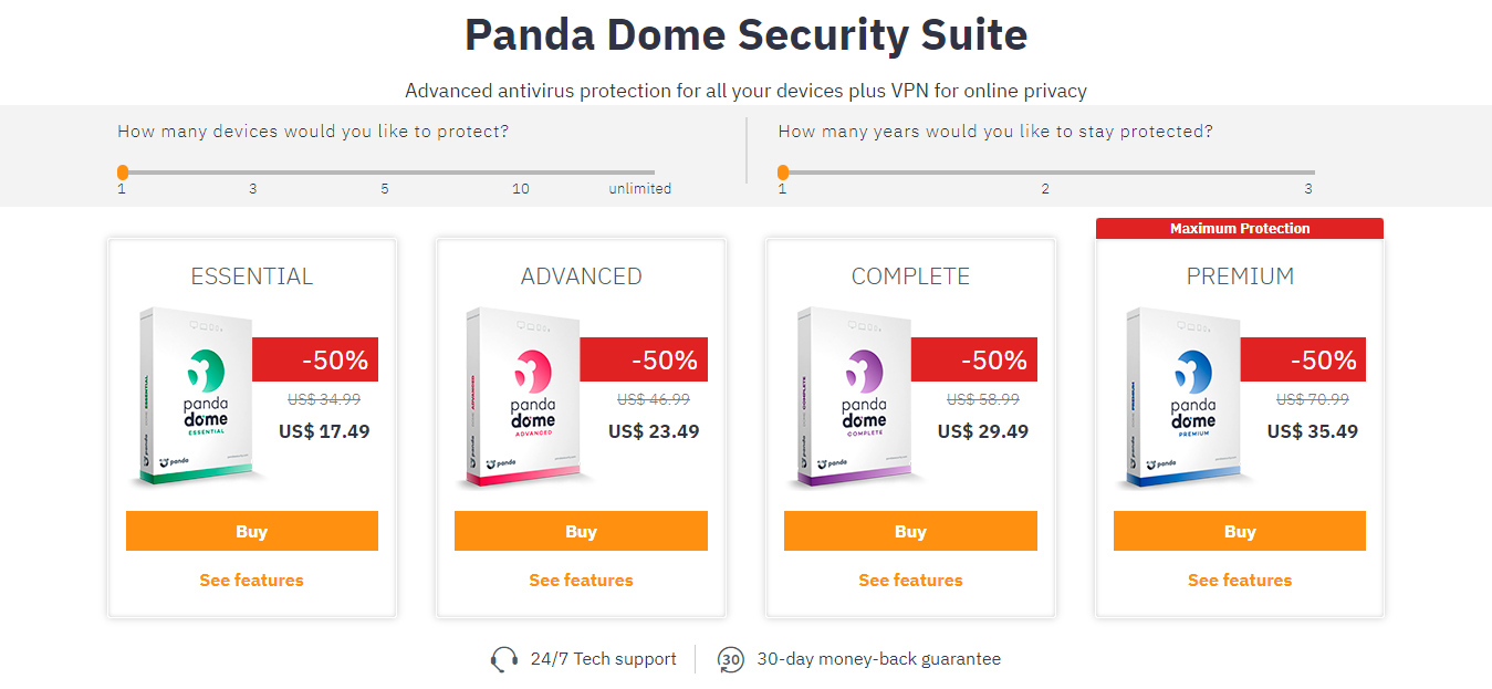 Panda Security pricing