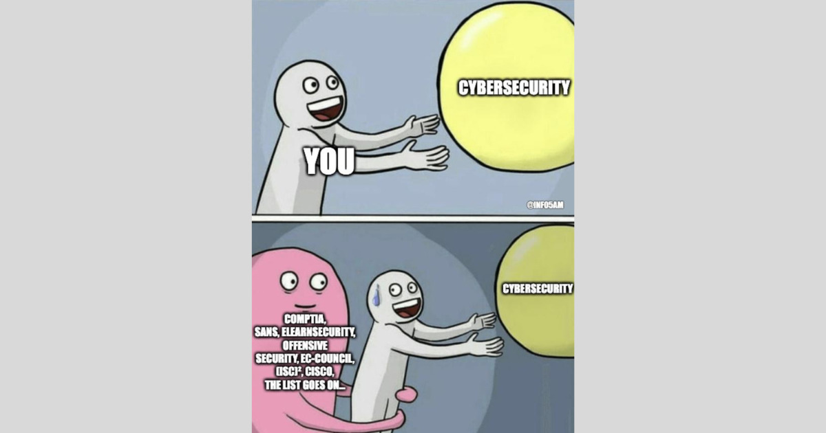 Cybersecurity Certification Meme