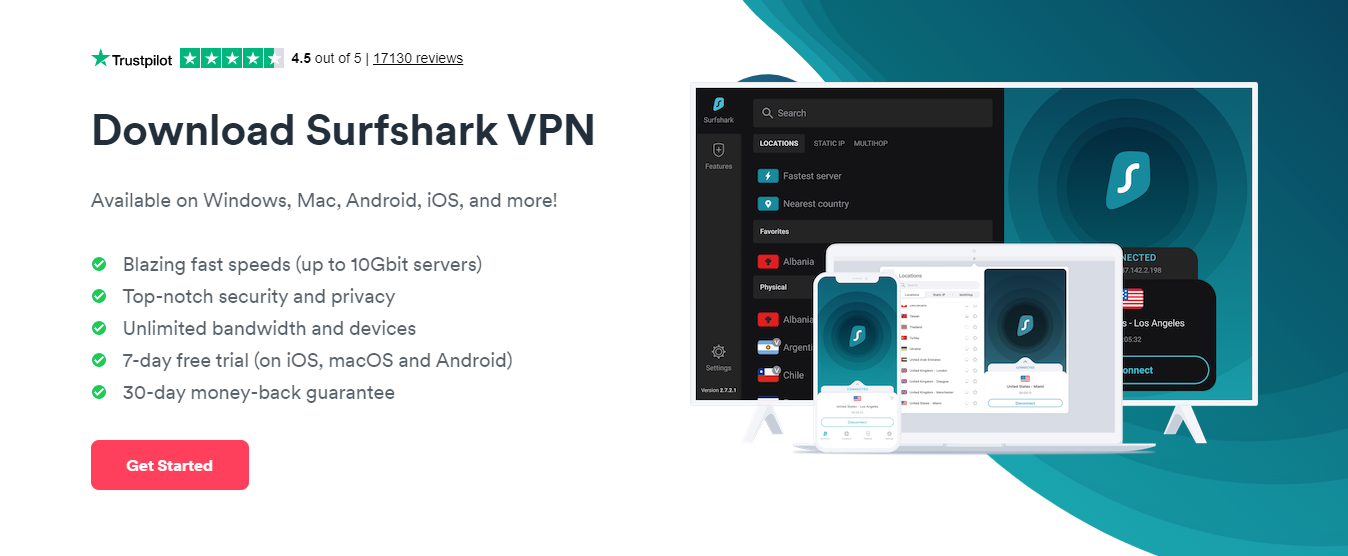 Surfshark VPN Apps And Browser Extensions