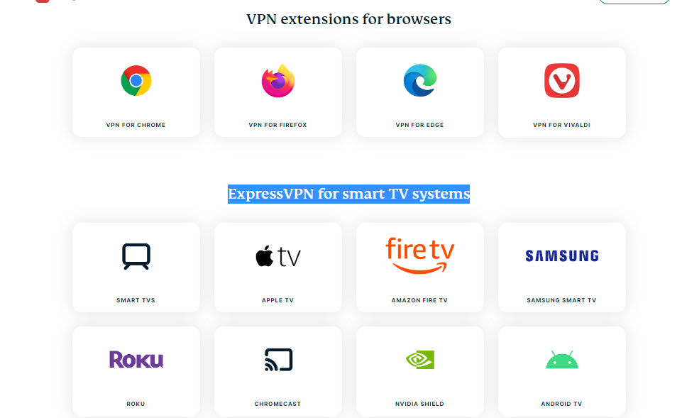 ExpressVPN for smart TV systems
