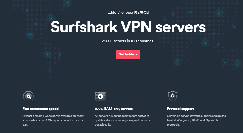 surfshark vpn servers