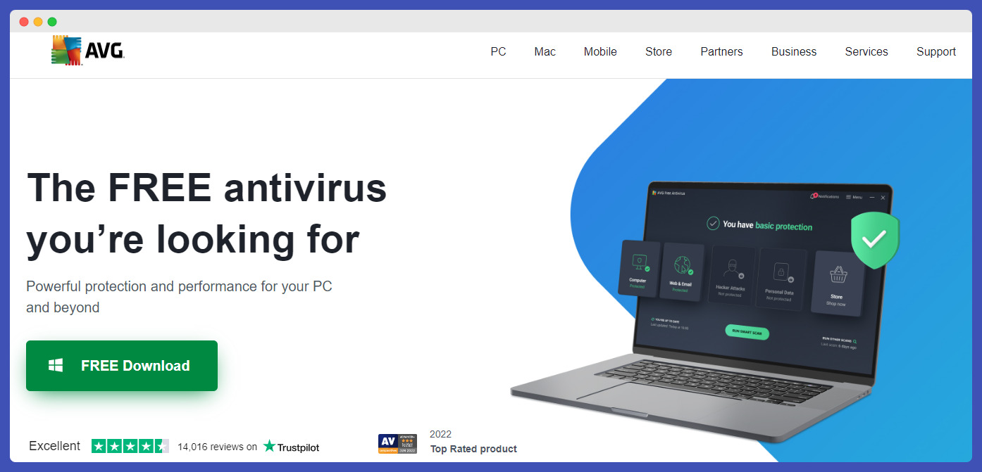 AVG best antivirus software