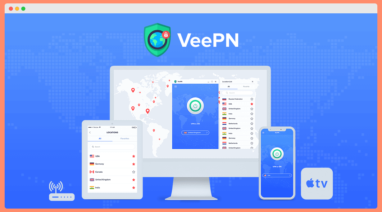 VeePN apps