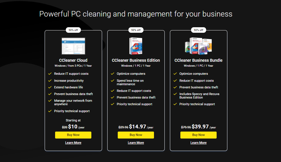CCleaner Business