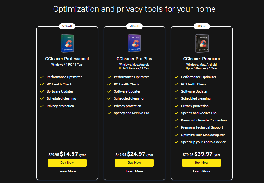 Explore the CCleaner Universe - Exclusive Discounts on All Products
