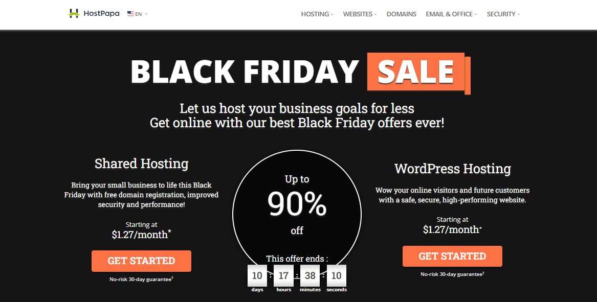 HostPapa Black Friday Deal 2023: Discover Unbeatable Deals - Act Fast!