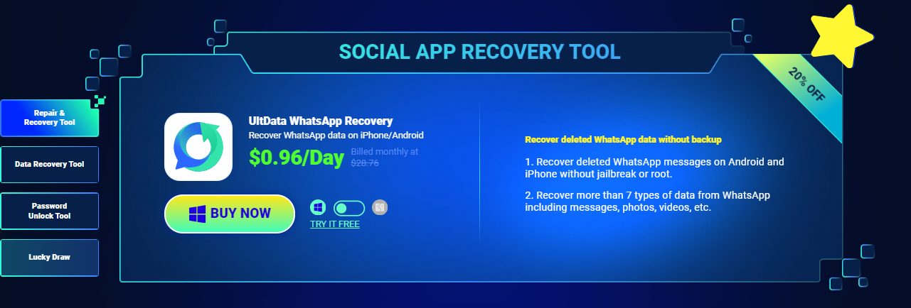 Social App Recovery Tool