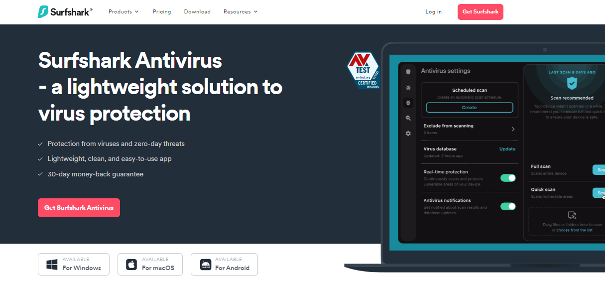 Best Antivirus Reddit Surfshark Antivirus
