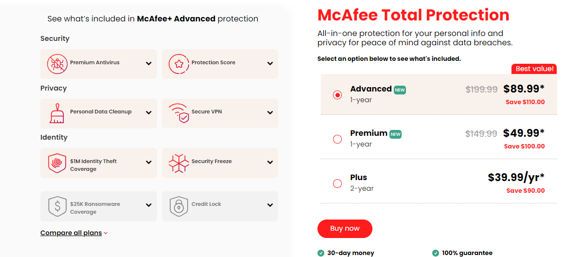 McAfee Antivirus Pricing