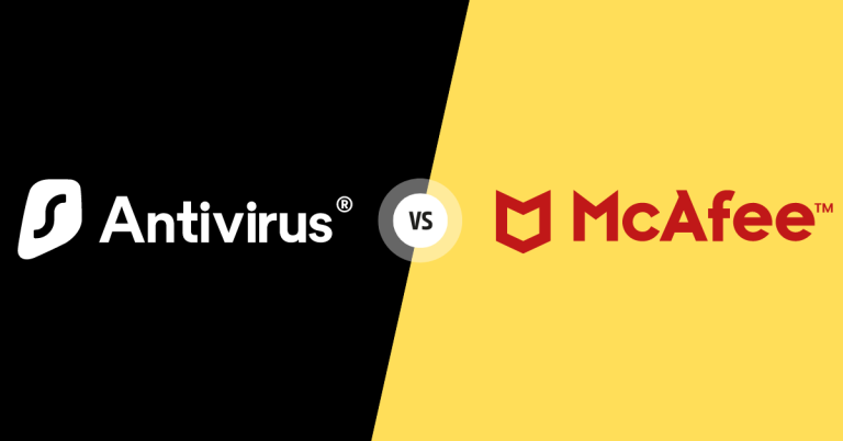 Surfshark Antivirus vs McAfee: Which Is Better?