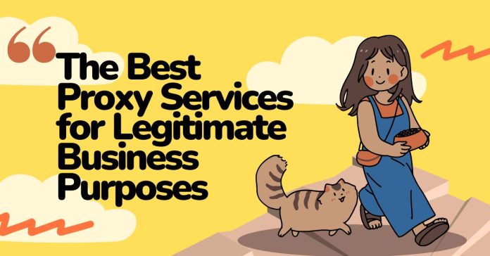 The Best Proxy Services for Legitimate Business Purposes