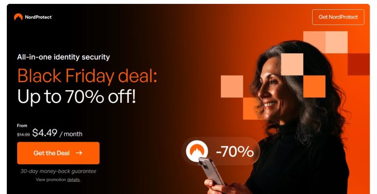 NordProtect Black Friday 2025 Deal: Up to 70% OFF All-in-One Identity Security