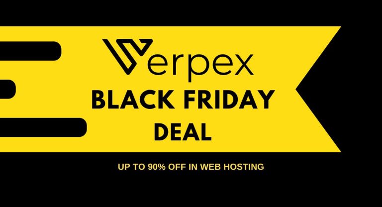 Verpex Black Friday 2025 Deal: Up to 90% OFF Hosting Plans (Limited-Time Mega Sale)🔥