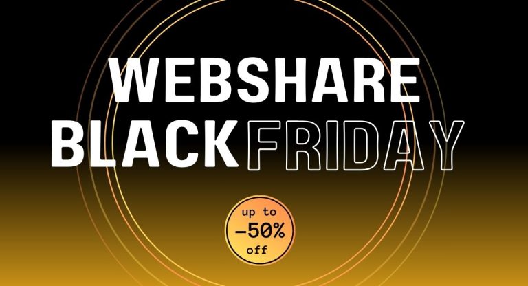 Webshare Black Friday 2025 Deal – Unlock Limitless Web Data With the Fastest & Most Reliable Proxies on Earth 🔥🌍