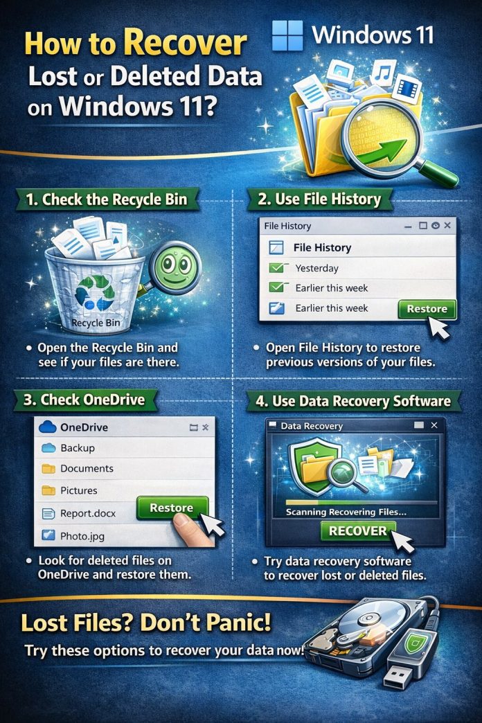 How to Recover Lost or Deleted Data on Windows 11