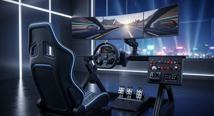 Full Racing Simulator Setup Accessories That Enhance Realism
