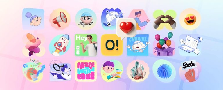 Assembling Coherent Brand Identities Without Custom Illustration Budgets