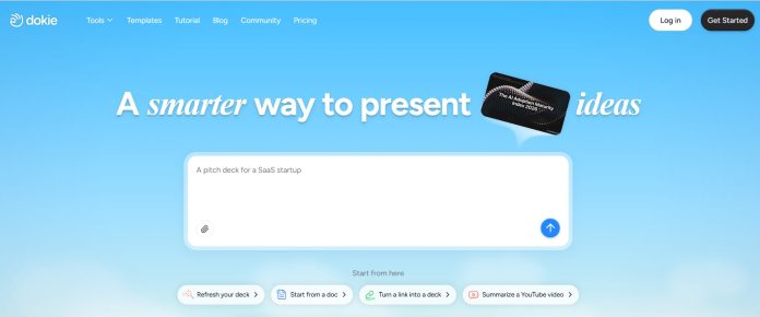 How to Make AI Presentations With Dokie AI?
