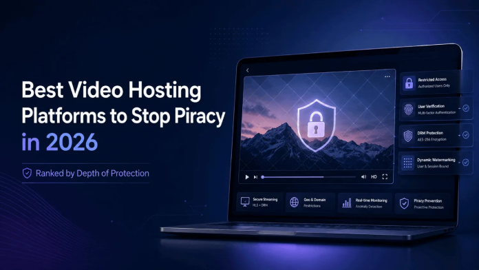 7 Best Video Hosting Platforms to Stop Piracy in 2026 (Ranked by Depth of Protection)