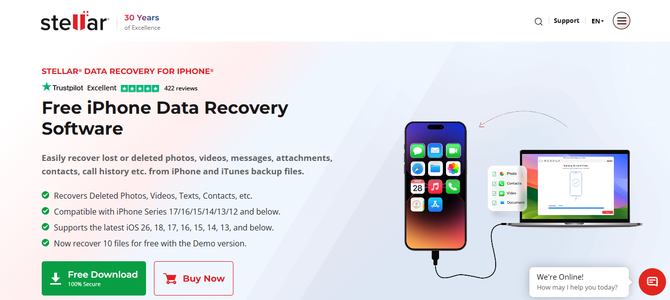 Stellar Data Recovery for iPhone